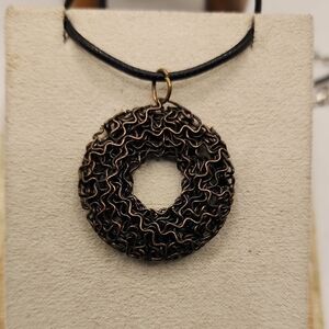 Elegant Copper Toned Pendant Necklace